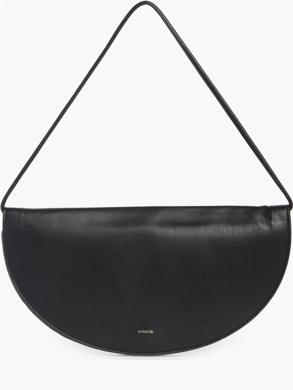 NWT Vince Arca Leather Clutch Black